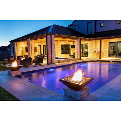 Maya Concrete Fire Bowl Lifestyle 2