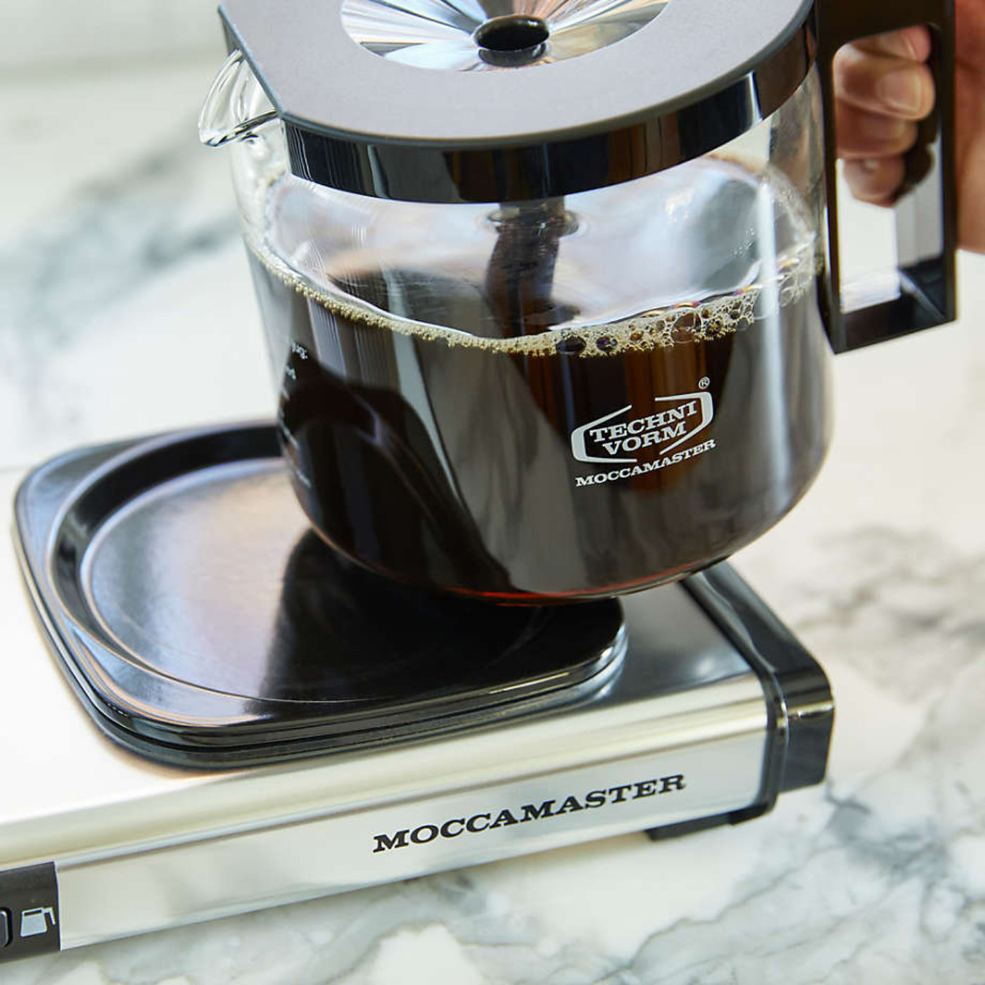 Moccamaster KBGV Select 10-Cup Coffee Maker in Matte Silver - 53930