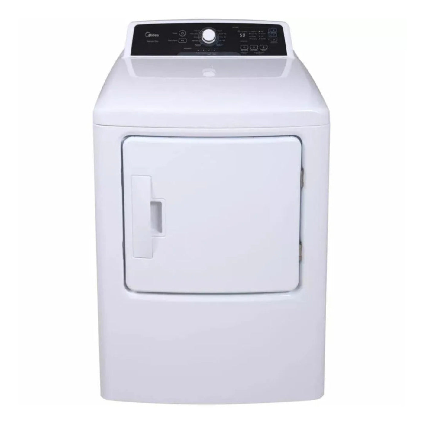 Midea 27 in. 6.7 cu. ft. Impeller Front Load Electric Dryer in White - MLE41N1AWW