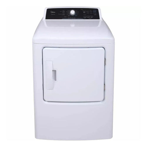 Midea 27 in. 6.7 cu. ft. Impeller Front Load Electric Dryer in White - MLE41N1AWW