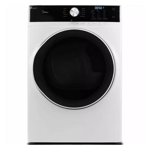 Midea 27 in. 8.0-Cu. Ft. Front Load Electric Dryer in White - MLE45N1AWW