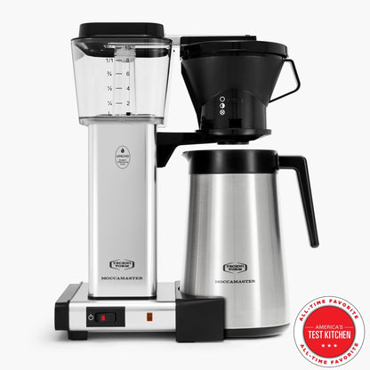 Moccamaster KBT Coffee Maker in Polished Silver - 79112