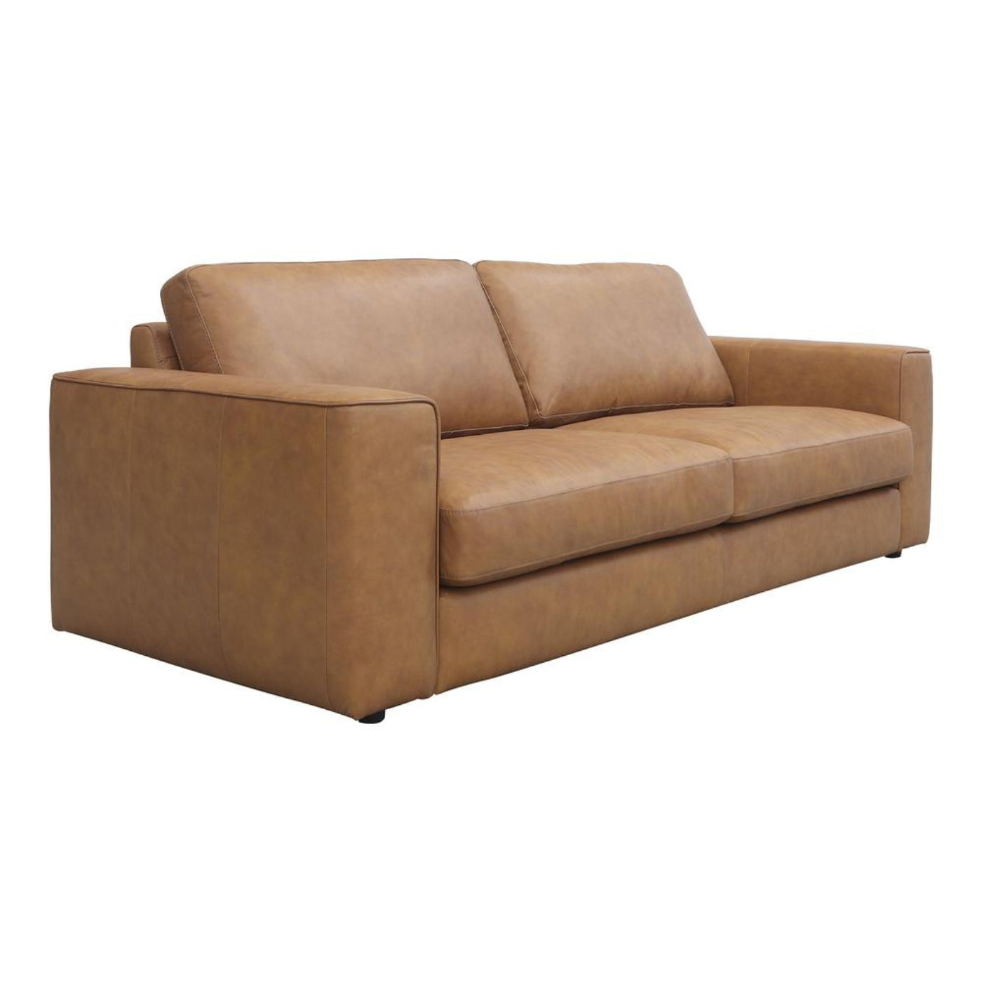 Moe's Home Collection Hansen Leather Sofa Sonoran Tan - XQ-1009-40
