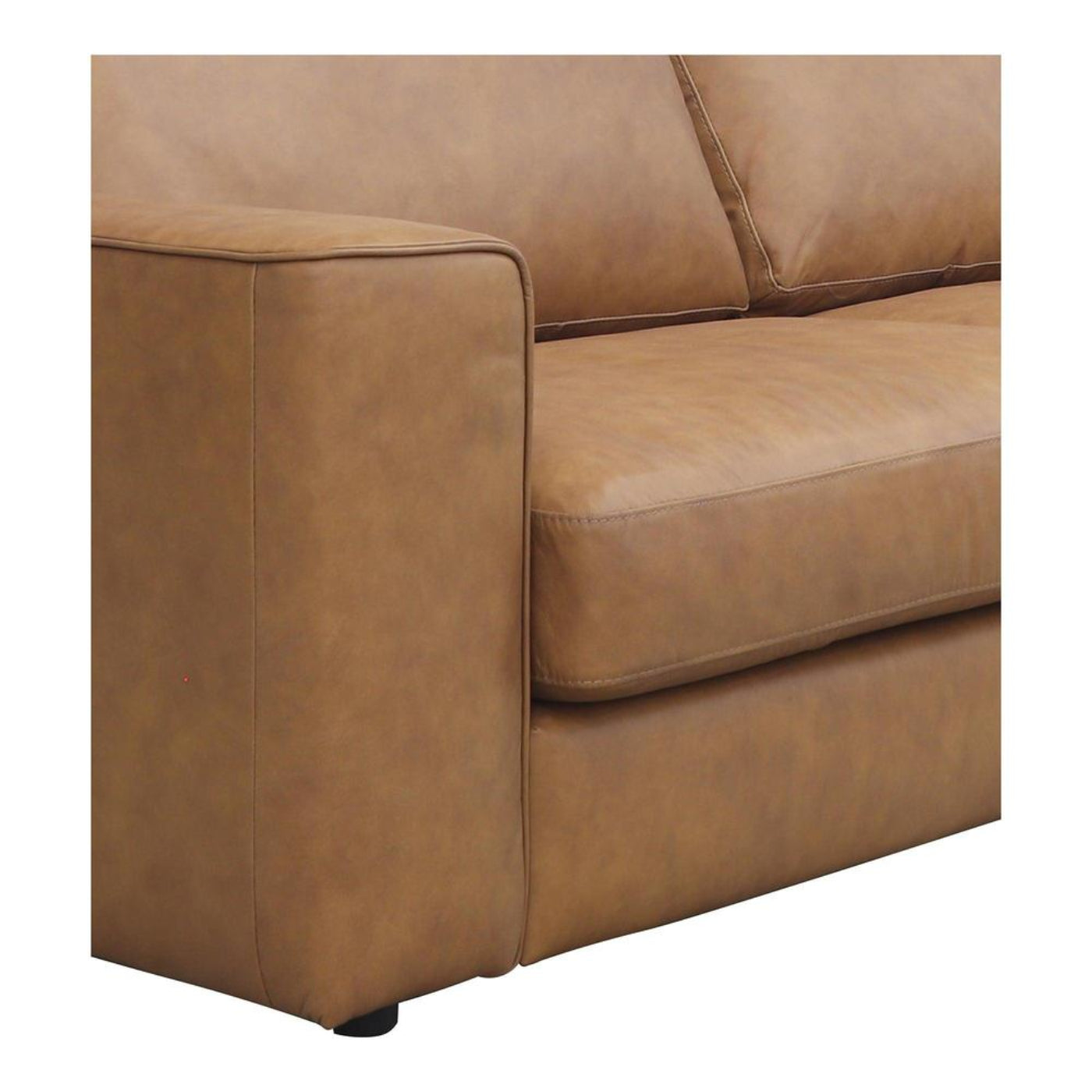 Moe's Home Collection Hansen Leather Sofa Sonoran Tan - XQ-1009-40