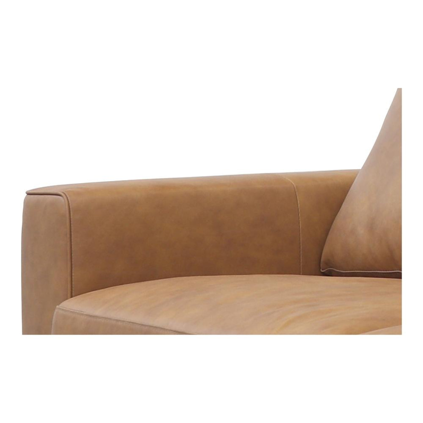 Moe's Home Collection Hansen Leather Sofa Sonoran Tan - XQ-1009-40