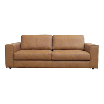 Moe's Home Collection Hansen Leather Sofa Sonoran Tan - XQ-1009-40