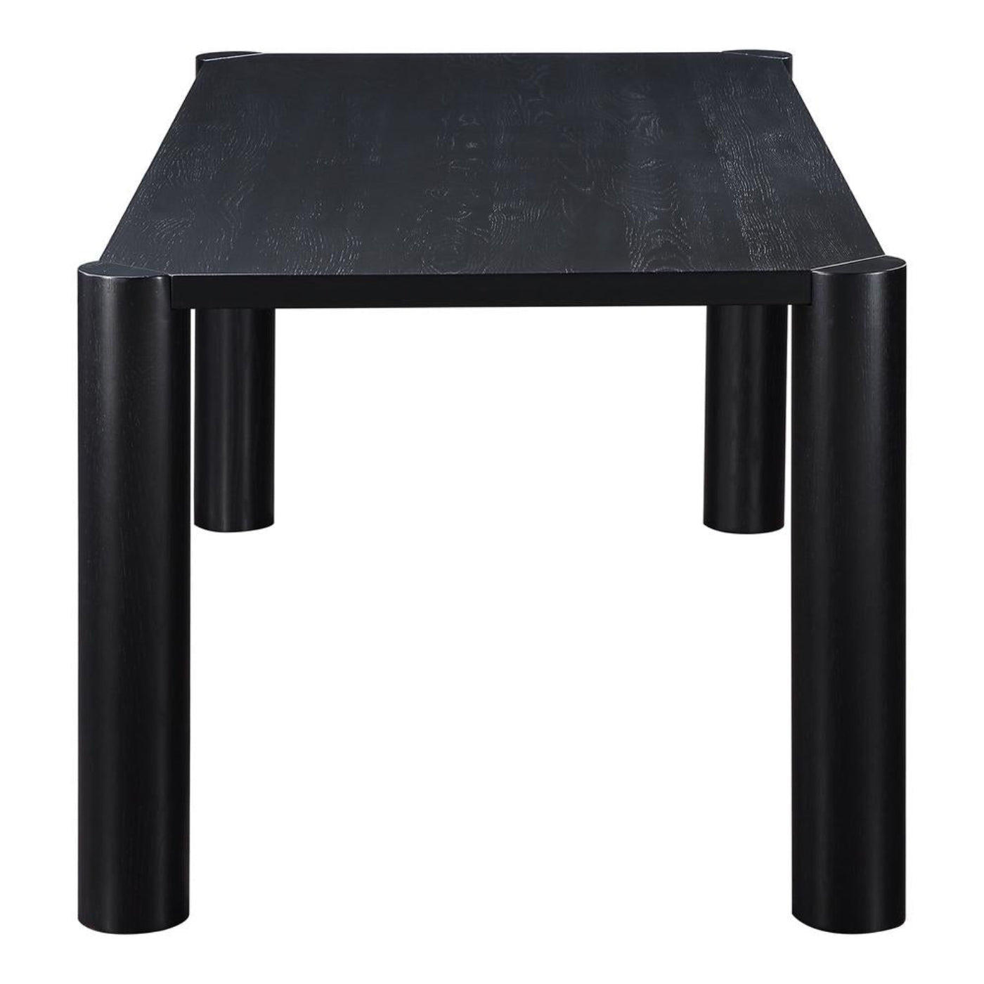 Moe's Home Collection Post Dining Table Oak in Black - BC-1111-02