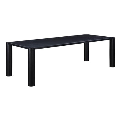 Moe's Home Collection Post Dining Table Oak in Black - BC-1111-02