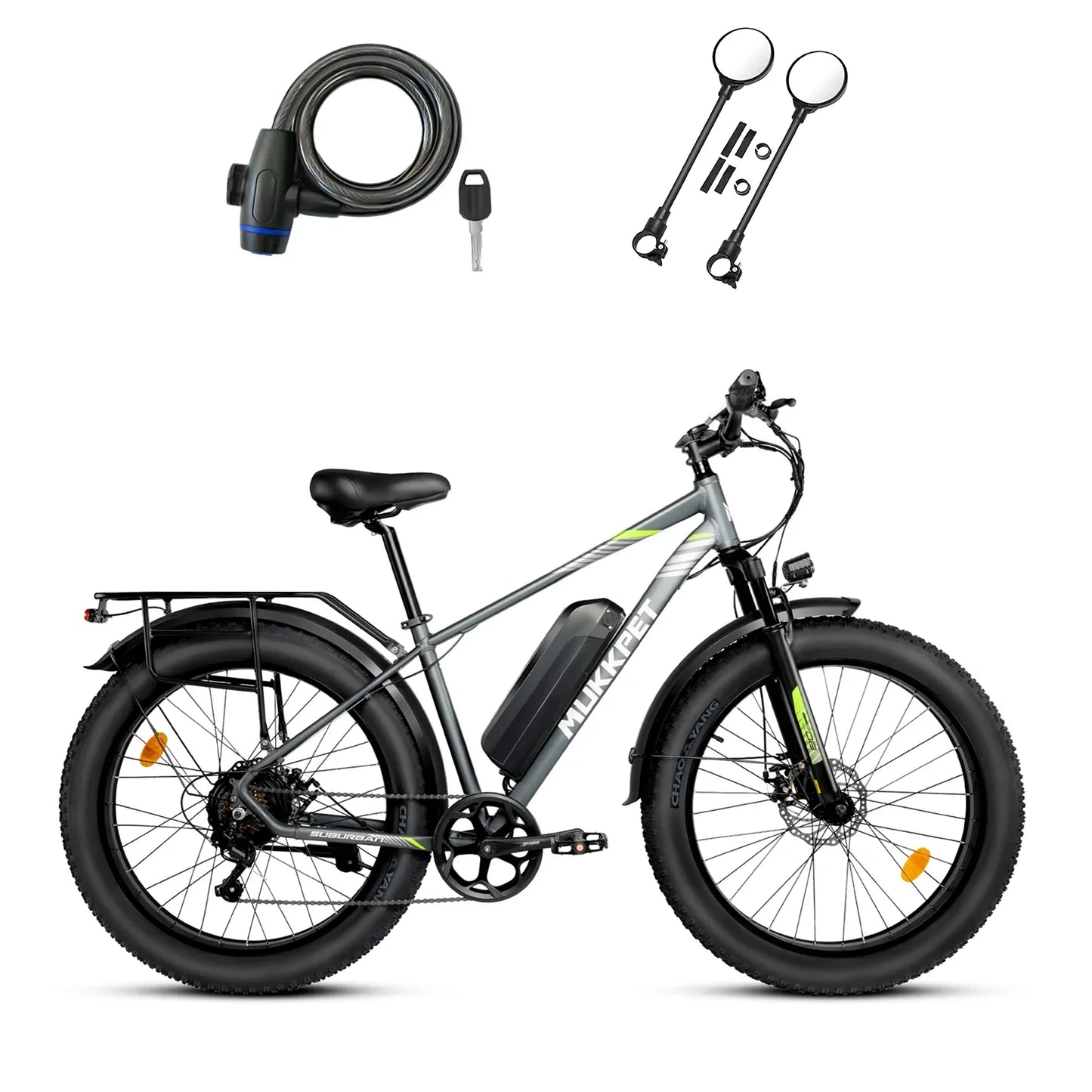 Adam Equipment Mukkpet Suburban 750W Fat Tire Electric Bike - SUB-2603