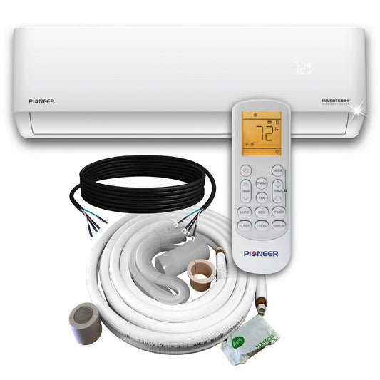 Pioneer Multi Zone 18,000 BTU Diamante Ultra Indoor Section Ductless Mini-Split Wi-Fi Inverter++ Air Conditioner Heat Pump 230V - WT018GLFI22HLD-10