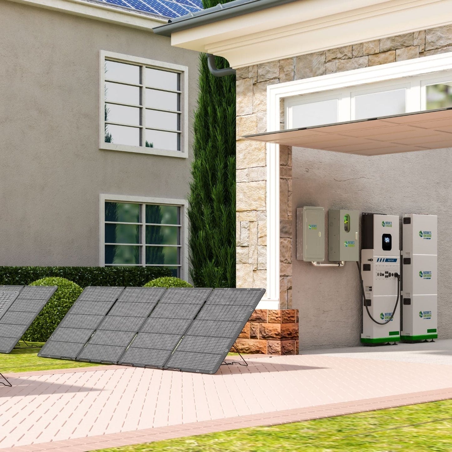 Nature's Generator  MyGrid 10K Solar Battery - NGMGTNB