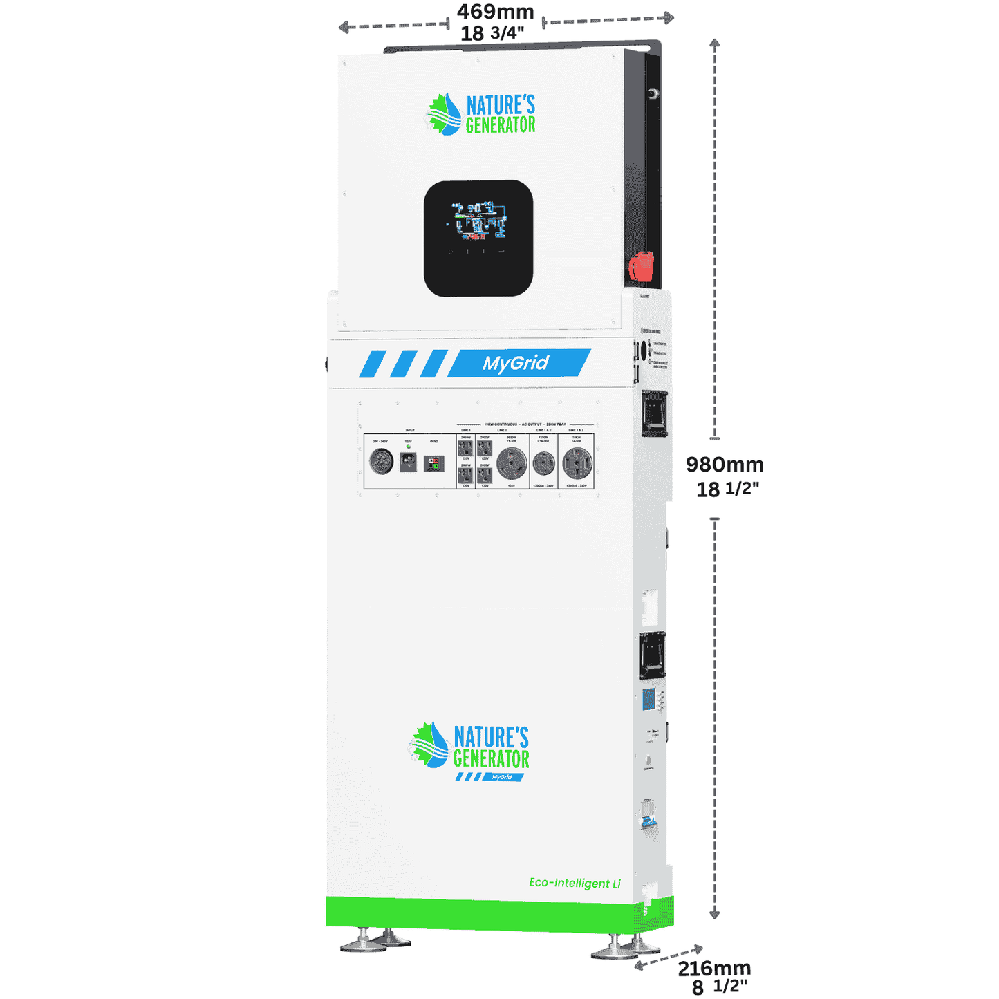 Nature's Generator  MyGrid 10K Whole Home Generator - NGMGTN