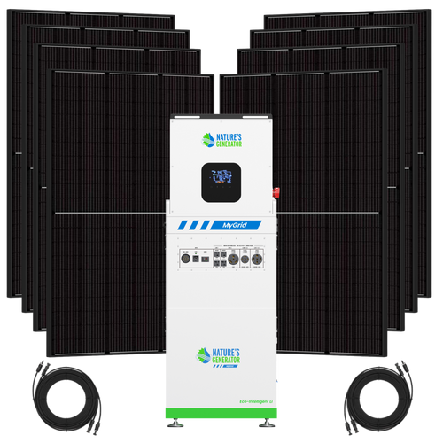 Nature's Generator  MyGrid 10K Solar Generator for Home - NGMGTNAUA