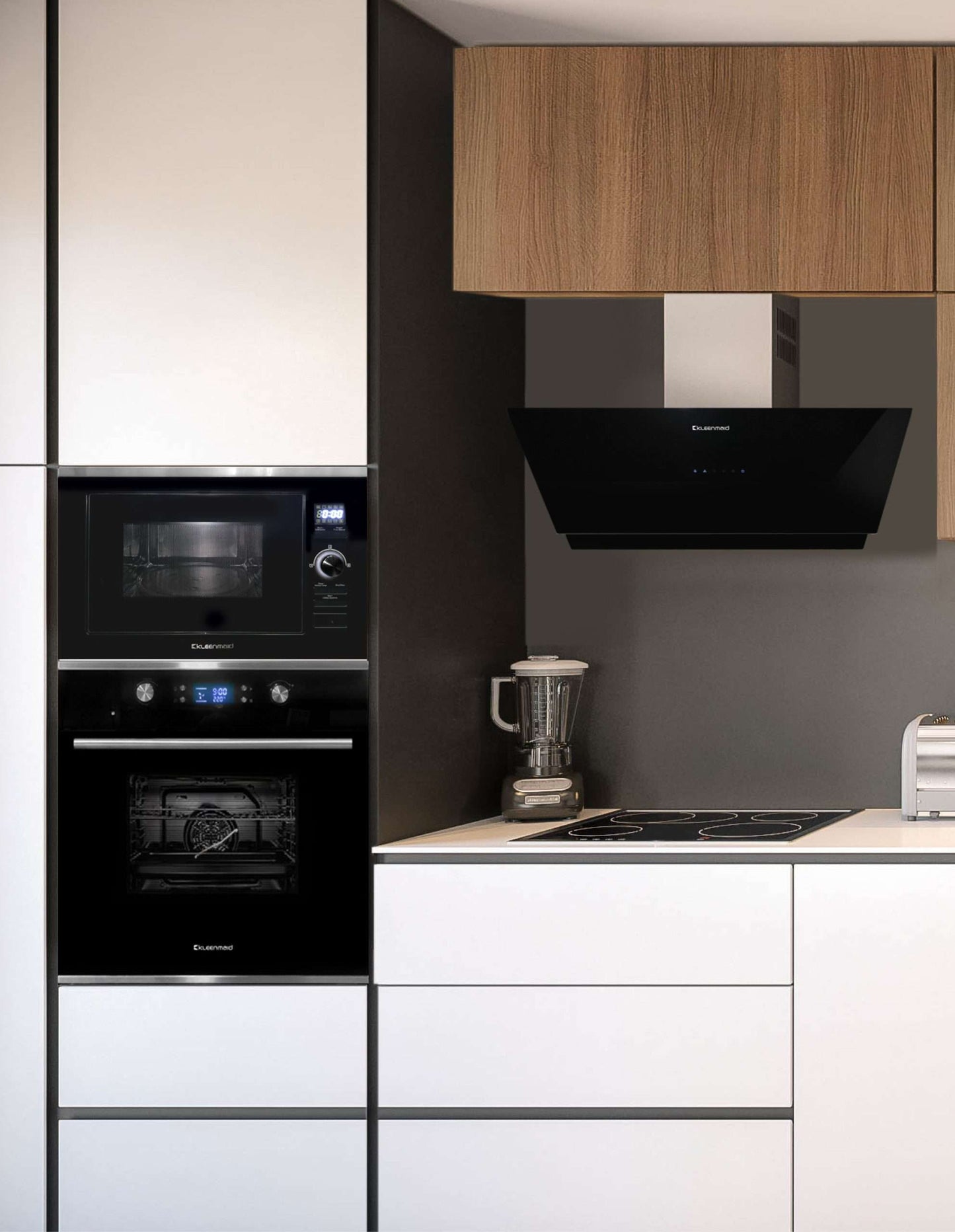 Kleenmaid 28 Litre Multi Stage Built-In Grill Oven Microwave - MWG4521X
