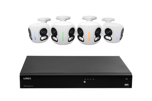 Lorex Classic Fusion Series 4K 16 Channel 4TB Wired NVR System with 4K IP Dual Lens Cameras - N4K4-164WBDL-2