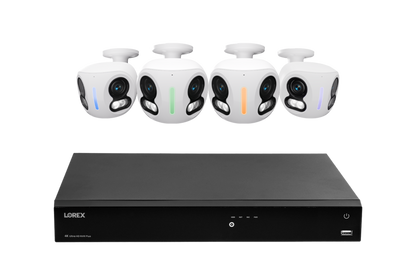Lorex Classic Fusion Series 4K 16 Channel 4TB Wired NVR System with 4K IP Dual Lens Cameras - N4K4-164WBDL-2