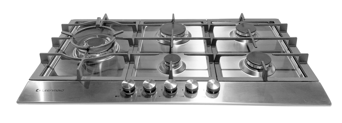 Kleenmaid 90cm Gas Cooktop - GCT9012