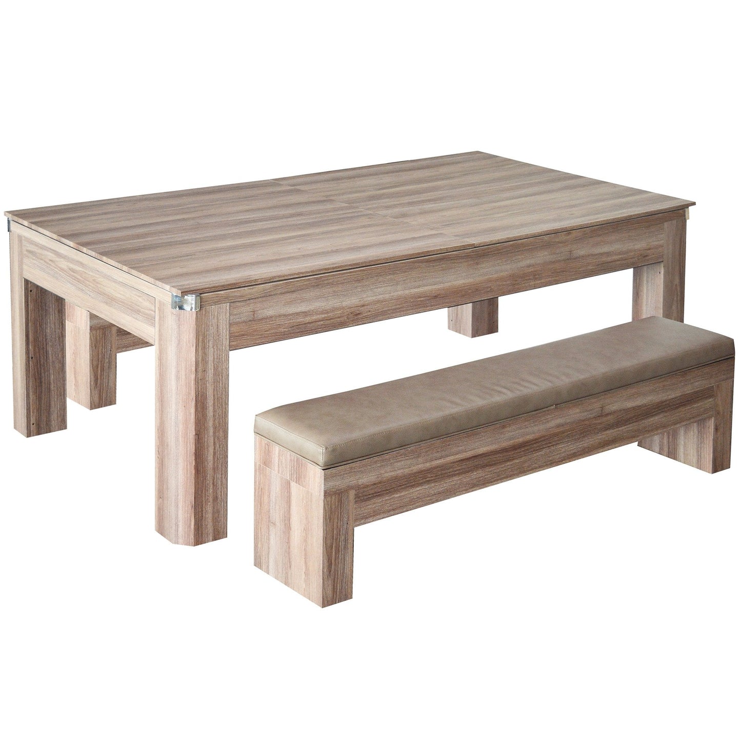 Hathaway Newport 7ft Multi Game Table with Top & Benches - BG2535P