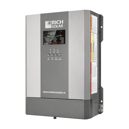 Rich Solar SUPERCHARGER 3K | 3000W 12V Pure Sine Wave Inverter Charger - RS-V3P12C
