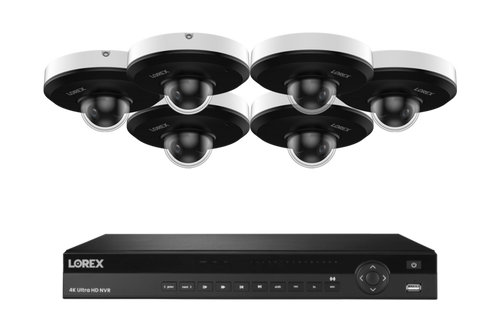 Lorex Elite Series 4K 16 Channel 6TB Wired System with P2 Wired 2K IP Mini PTZ Cameras - NP2K6-166-PTZ