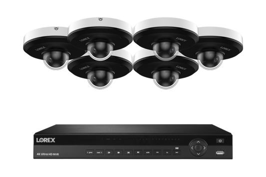 Lorex Elite Series 4K 16 Channel 6TB Wired System with P2 Wired 2K IP Mini PTZ Cameras - NP2K6-166-PTZ
