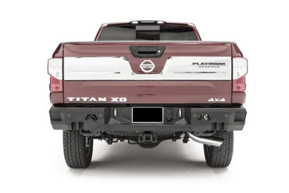 Fab Fours NT16-W3751-1 Nissan Titan XD 2016-2020 Premium Rear Bumper with Sensor