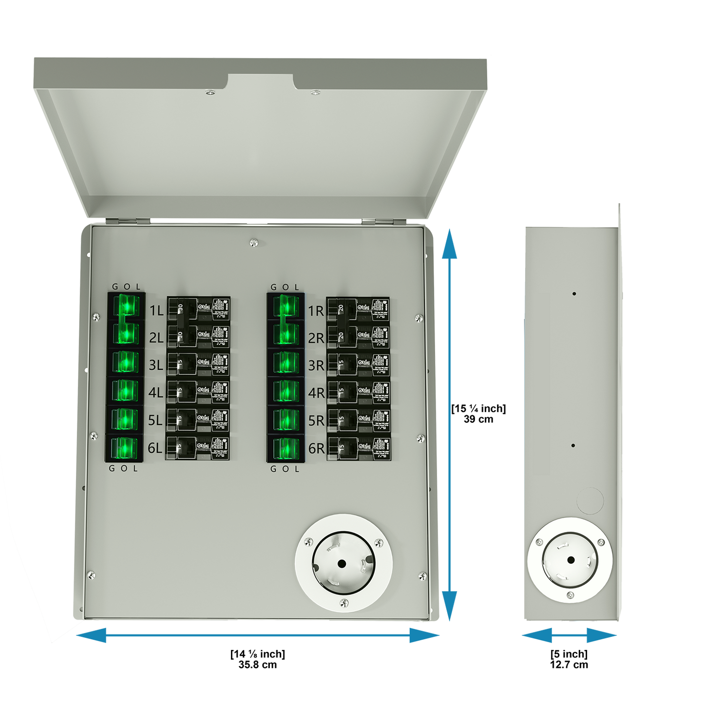 Nature's Generator  Gen 2 Solar Generator and Transfer Switch - NGPHAUP