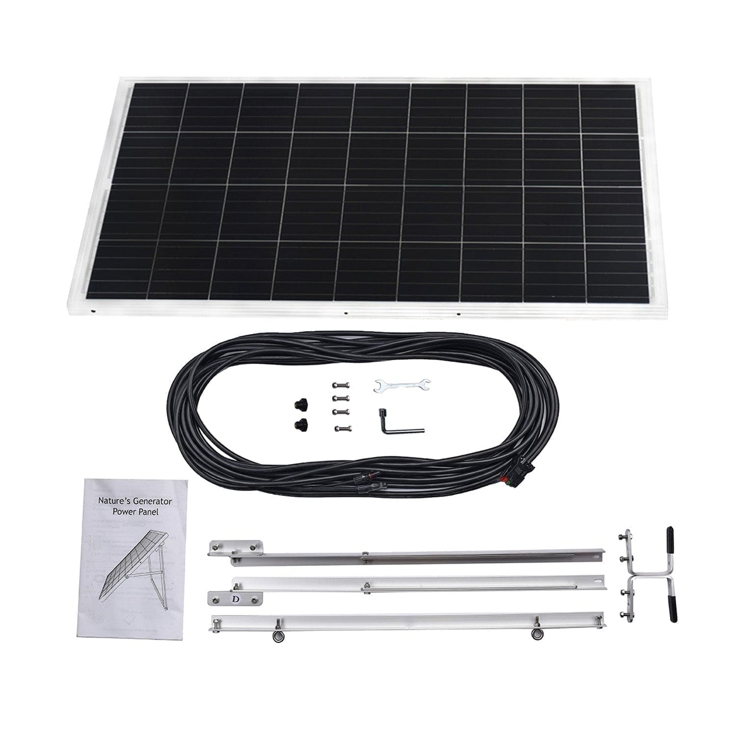 Nature's Generator Lithium 3600 Solar Generator and Transfer Switch - NGL36AUP