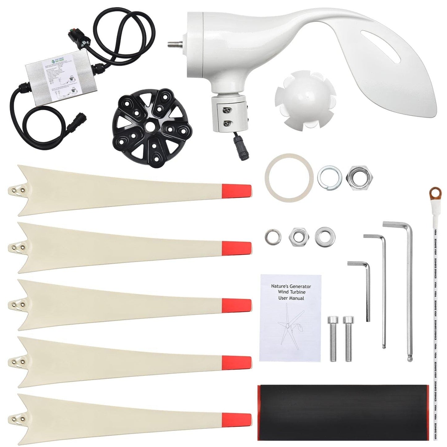 Nature's Generator Lithium 3600 Solar and Wind Generator - NGL36AUW