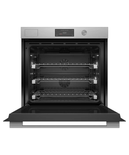Fisher Paykel 30" Series 11 Contemporary Self-Cleaning Steam Assist Oven Silver - OB30SCPSUDX3