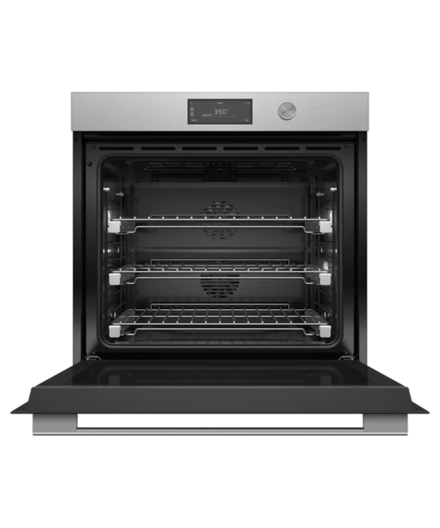 Fisher Paykel 30" Series 9 Contemporary Self-Cleaning Oven Silver - OB30SCPUDX3