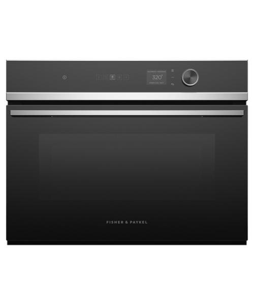 Fisher Paykel 24" Series 7 Contemporary Compact Convection Speed Oven Stainless Steel - OM24NDLX1
