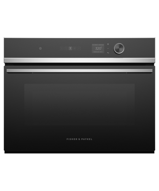 Fisher Paykel 24" Series 7 Contemporary Compact Convection Speed Oven Stainless Steel - OM24NDLX1