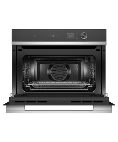 Fisher Paykel 24" Series 7 Contemporary Compact Convection Speed Oven Stainless Steel - OM24NDLX1
