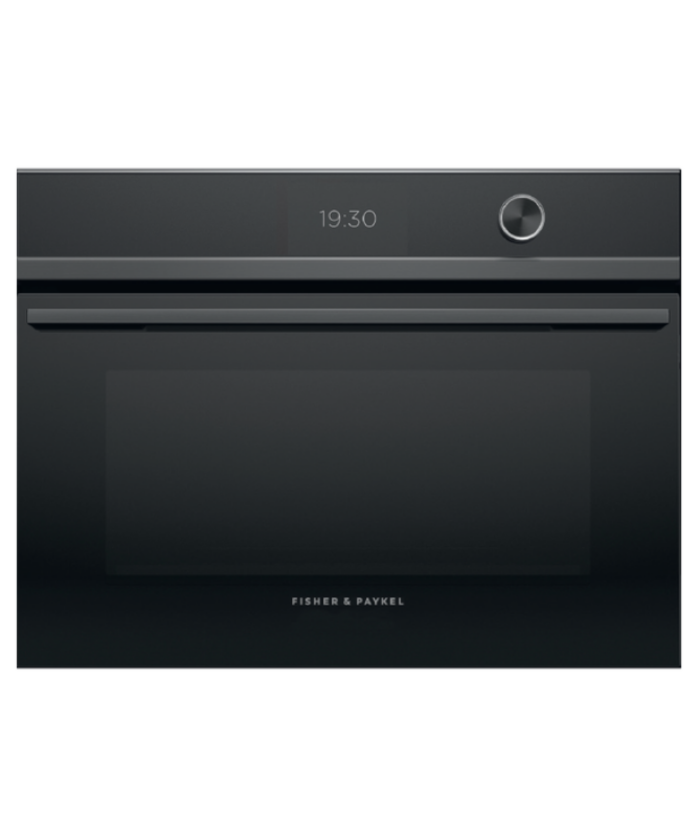 Fisher Paykel 24" Series 9 Minimal Compact Convection-Speed Oven Black Glass - OM24NDTDB1