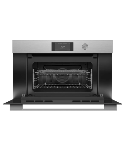 Fisher Paykel 30" Series 7 Contemporary Compact Convection-Speed Oven Silver - OM30NCTDX3