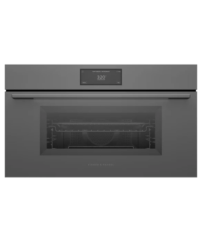 Fisher Paykel 30" Series 9 Minimal Compact Convection-Speed Oven Gray - OM30NMUG3