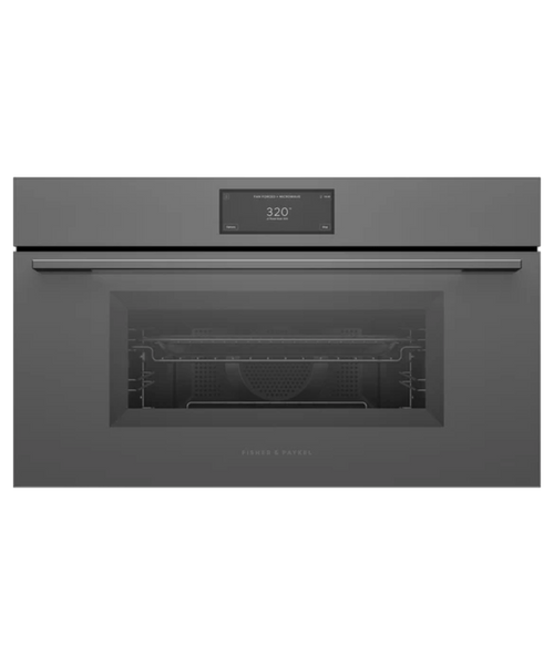 Fisher Paykel 30" Series 9 Minimal Compact Convection-Speed Oven Gray - OM30NMUG3