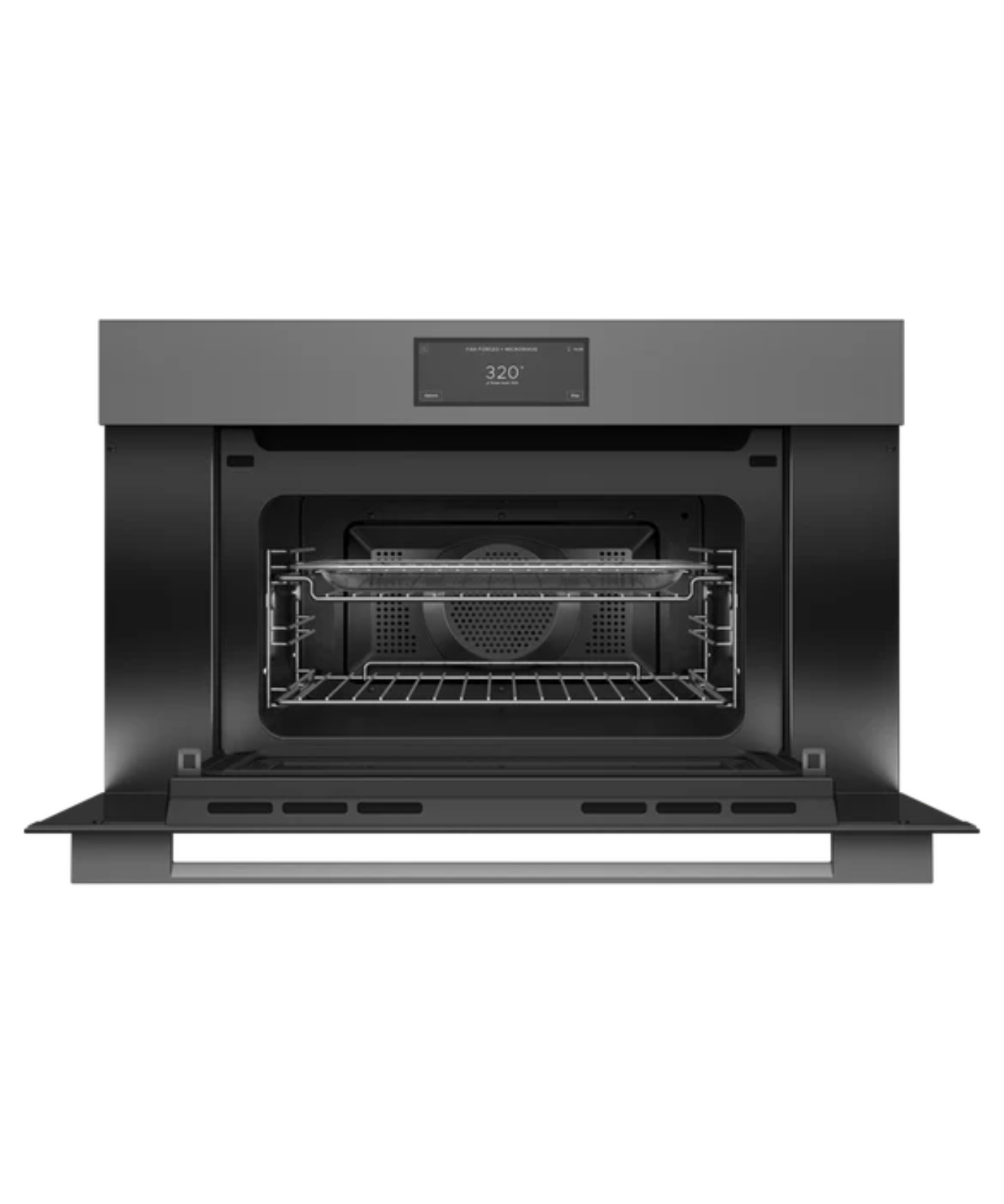 Fisher Paykel 30" Series 9 Minimal Compact Convection-Speed Oven Gray - OM30NMUG3