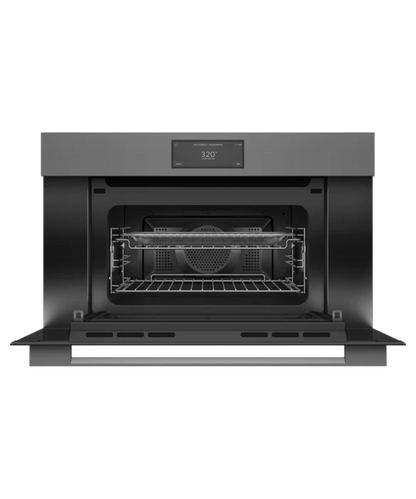 Fisher Paykel 30" Series 9 Minimal Compact Convection-Speed Oven Gray - OM30NMUG3