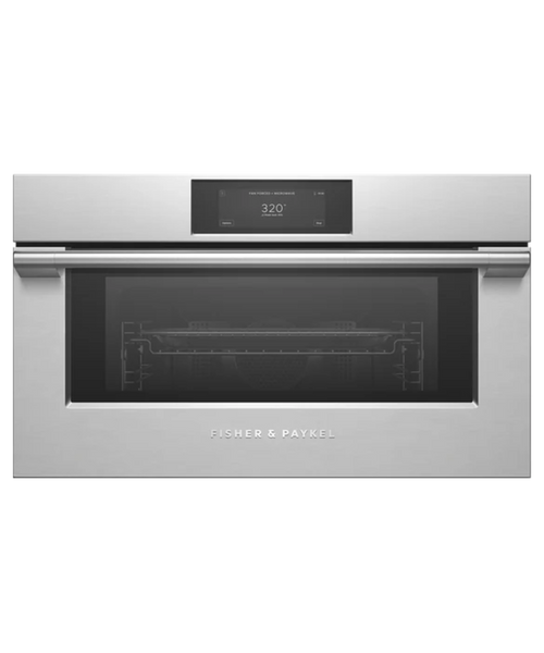 Fisher Paykel 30" Series 9 Professional Compact Convection-Speed Oven Stainless Steel - OM30NPUX3