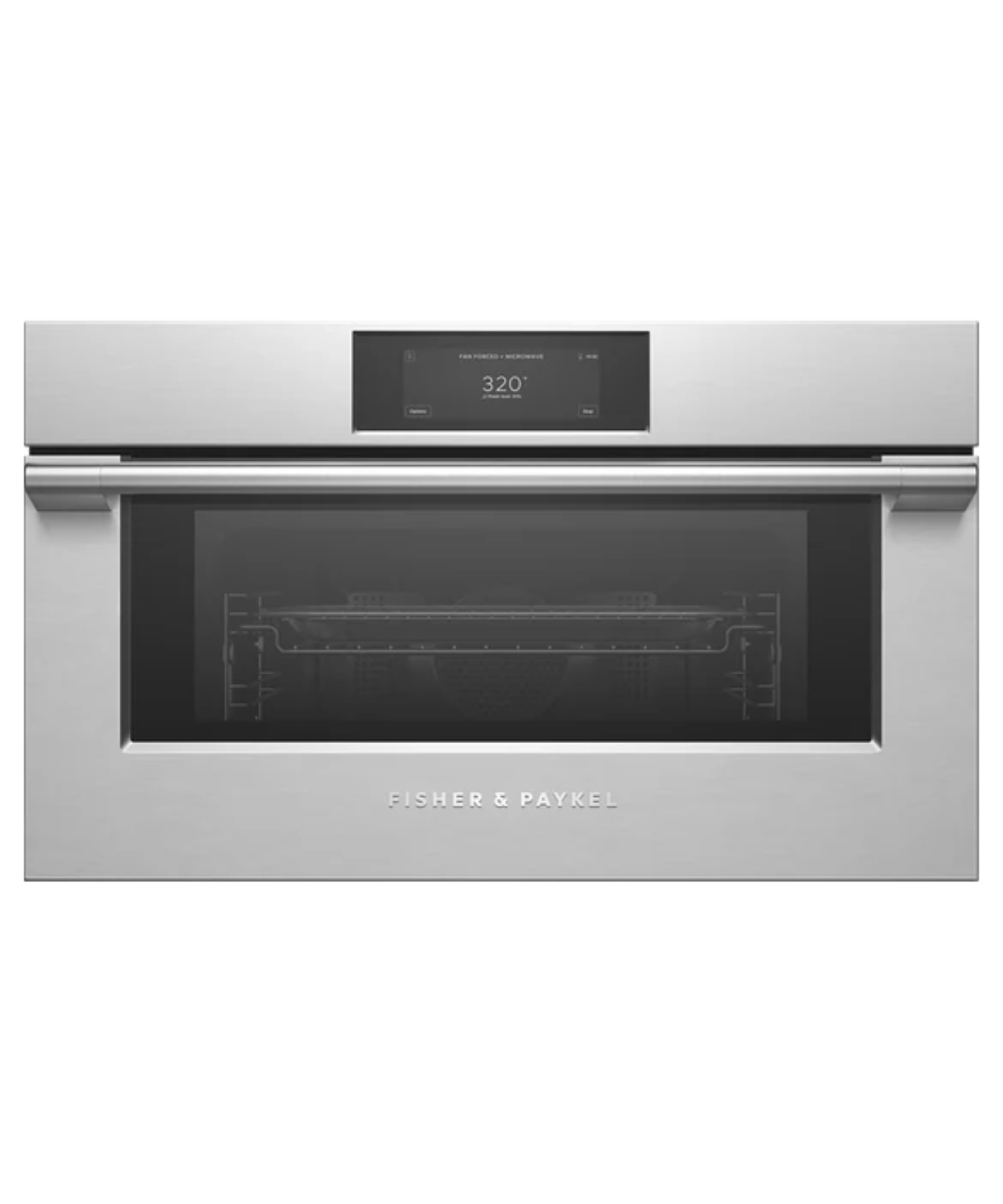 Fisher Paykel 30" Series 9 Professional Compact Convection-Speed Oven Stainless Steel - OM30NPUX3