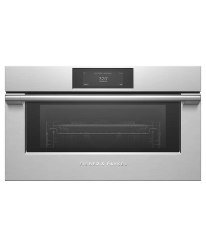 Fisher Paykel 30" Series 9 Professional Compact Convection-Speed Oven Stainless Steel - OM30NPUX3