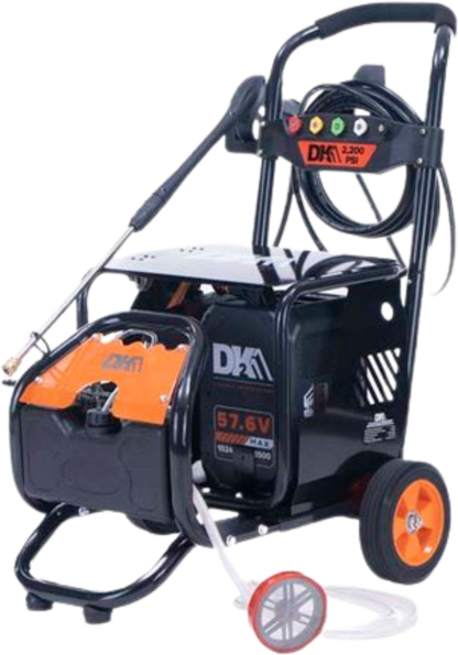 DK2 OPW480EV-K Pressure Washer with Battery and Charger 2200 PSI 2.4 GPM 57.6V Li-Ion Powered New - OPW480EV-K