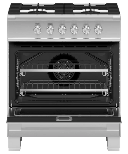 Fisher Paykel 30" Series 7 Classic 4 Burner Gas Range Stainless Steel - OR30SCG4X1