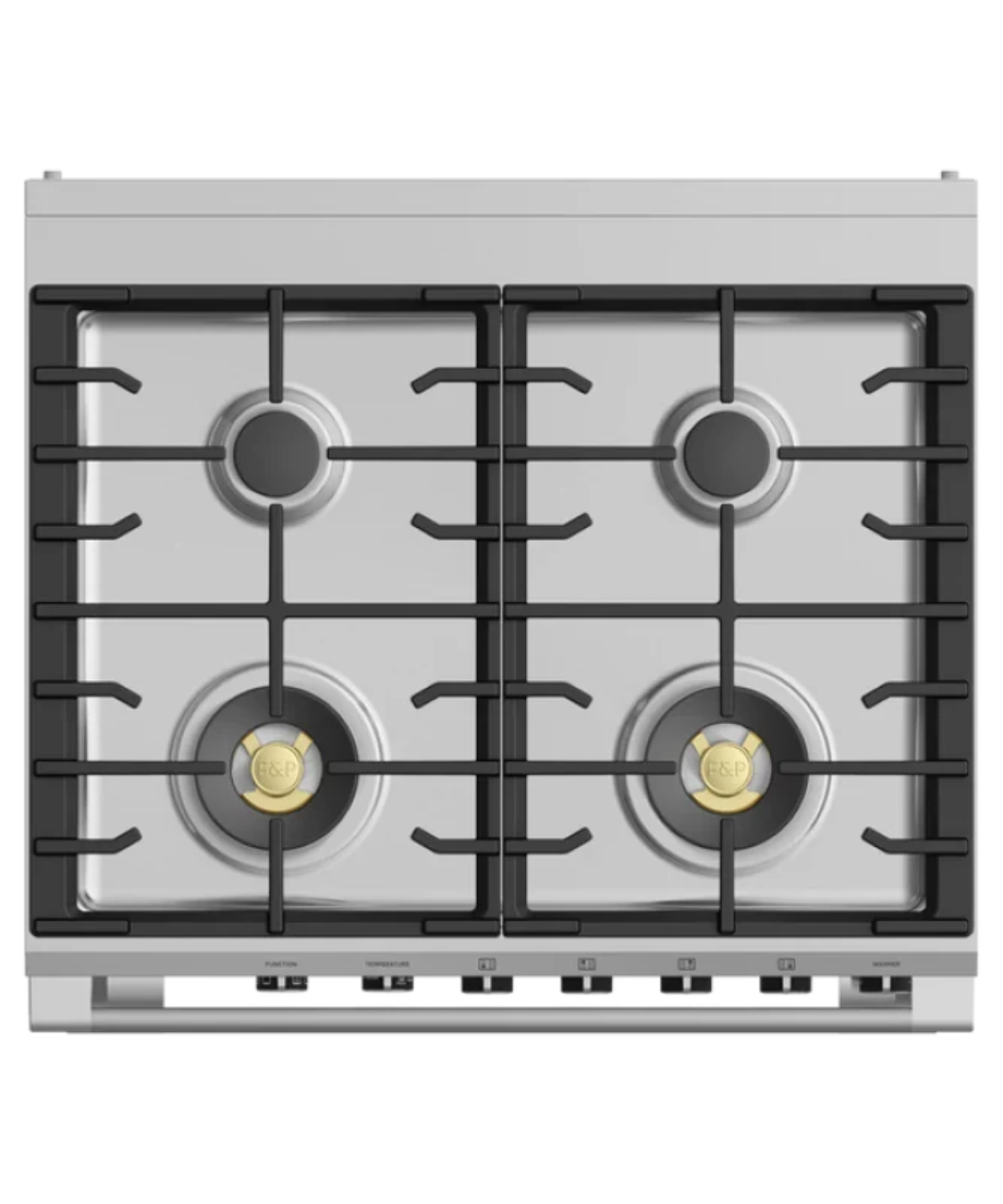 Fisher Paykel 30" Series 9 Classic 4 Burner Dual Fuel Self-Cleaning Range Stainless Steel - OR30SCG6X1