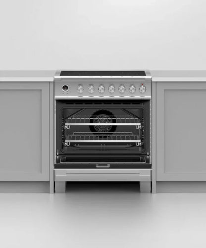 Fisher Paykel 30" Series 9 Classic 4 Zone Induction Self-Cleaning Range Stainless Steel - OR30SCI6X1