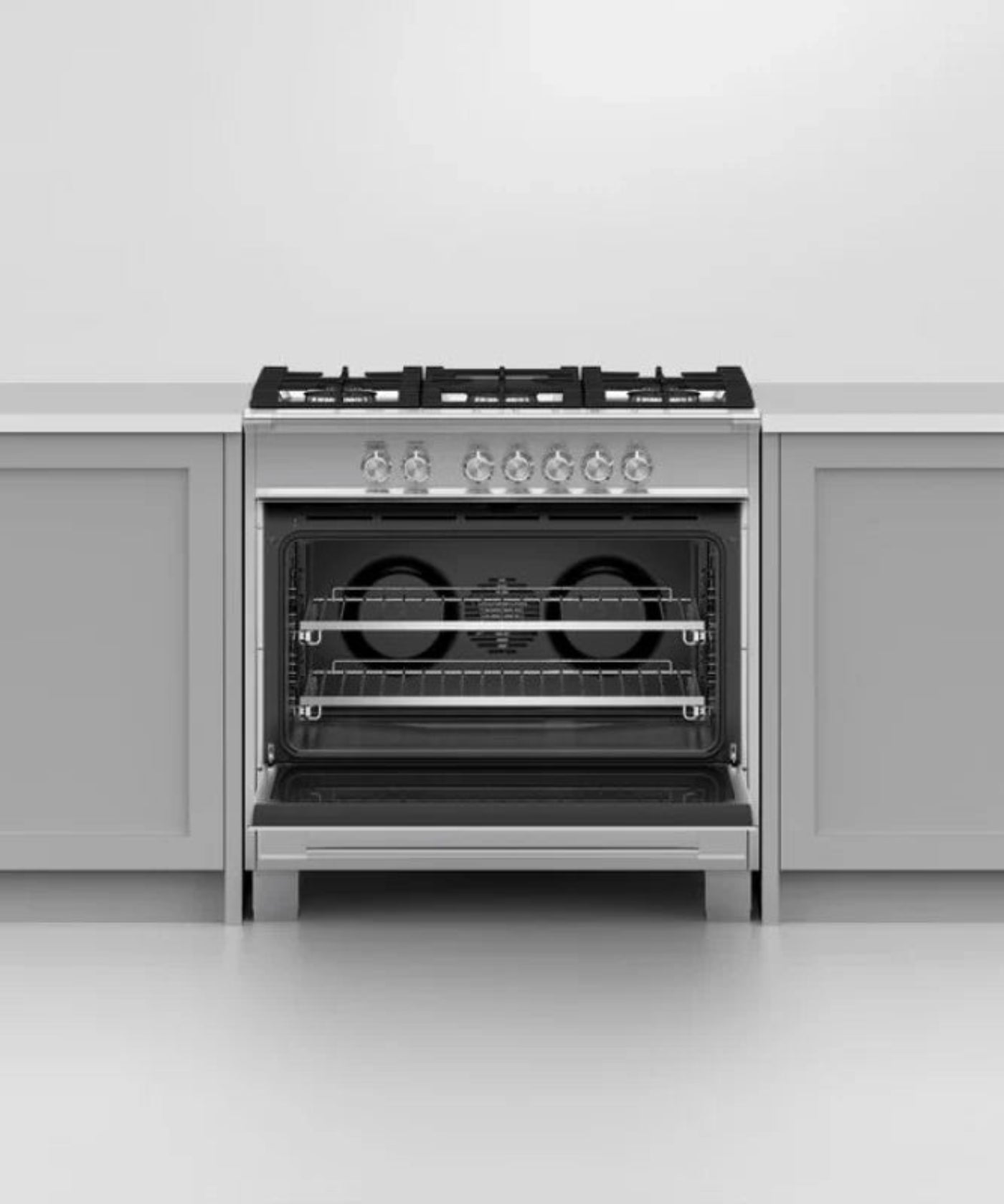 Fisher Paykel 36" Series 7 Classic 5 Burner Gas Range Stainless Steel - OR36SCG4X1
