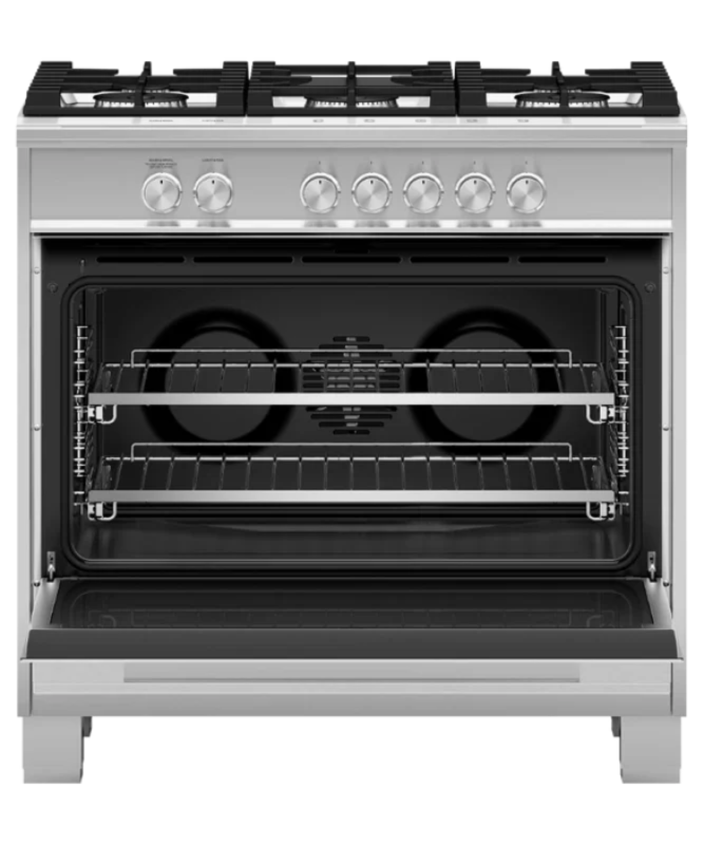 Fisher Paykel 36" Series 7 Contemporary 5 Burner Gas Range, Natural Gas Stainless Steel - OR36SDG4X1