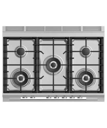 Fisher Paykel 36" Series 7 Contemporary 5 Burner Gas Range, Natural Gas Stainless Steel - OR36SDG4X1
